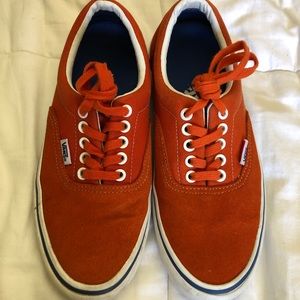 Orange Suede Pro Series Vans 7m/8.5w